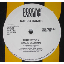 Nardo Ranks True Story USED VINYL 12INCH PROMO