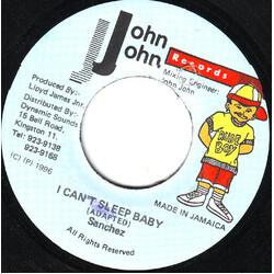 Sanchez I Can't Sleep Baby USED VINYL 7INCH 45 RPM