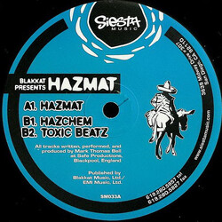 Blakkat Hazmat USED VINYL 12INCH 33 S RPM 45 RPM