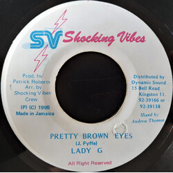 Lady G Pretty Brown Eyes USED VINYL 7INCH 45 RPM SINGLE