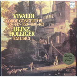 Antonio Vivaldi / Heinz Holliger / I Musici 4 Oboe Concertos (RV 447-450-460-463) Vinyl LP USED