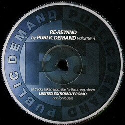 Artful Dodger / Craig David / Robbie Craig / Dreem Teem Re-Rewind By Public Demand Volume 4 USED VINYL 12INCH LIMITED EDITION PROMO SAMPLER