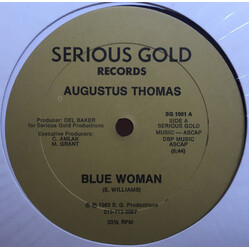 Augustus Thomas Blue Woman / Alphanso Blue USED VINYL 12INCH 33 S RPM