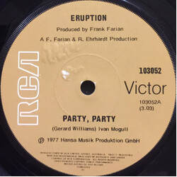Eruption (4) Party, Party / Way Ward Love USED VINYL 7INCH 45 RPM SINGLE