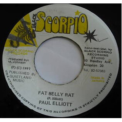Paul Elliot Fat Belly Rat USED VINYL 7INCH 45 RPM