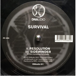 Survival (3) Resolution / Sidewinder USED VINYL 12INCH 45 RPM