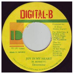 Determine Joy In My Heart USED VINYL 7INCH 45 RPM