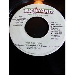 Simpleton The Gal Dem USED VINYL 7INCH 45 RPM