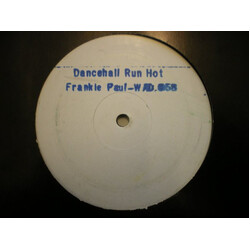 Frankie Paul Dancehall Run Hot USED VINYL 12INCH 45 RPM WHITE LABEL PROMO