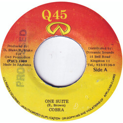 Mad Cobra One Suite USED VINYL 7INCH 45 RPM