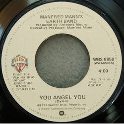 Manfred Mann's Earth Band You Angel You USED VINYL 7INCH SINGLE