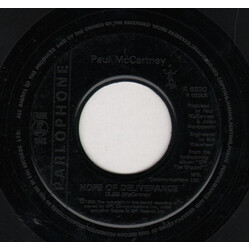 Paul McCartney Hope Of Deliverance USED VINYL 7INCH 45 RPM SINGLE JUKEBOX