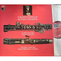 Wolfgang Amadeus Mozart Karajan Conducts Mozart Concertos - Clarinet Concerto / Bassoon Concerto Vinyl LP USED