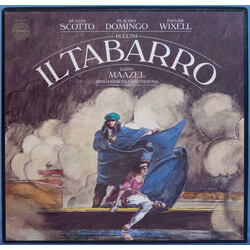 Renata Scotto / Placido Domingo / Ingvar Wixell / Lorin Maazel / Philharmonia Orchestra / Giacomo Puccini Il Tabarro Vinyl LP Box Set USED