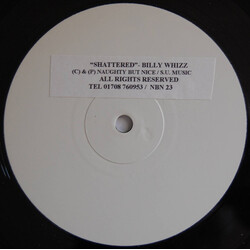 BIlly Whizz (4) Shattered USED VINYL 12INCH WHITE LABEL