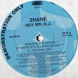 Zhané Hey Mr. D.J. USED VINYL 12INCH 33 S RPM PROMO