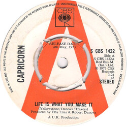 Capricorn (15) Life Is What You Make It Vinyl 7" USED