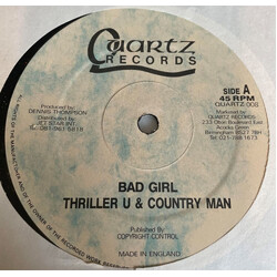 Thriller U / Country Man Bad Girl USED VINYL 12INCH SINGLE