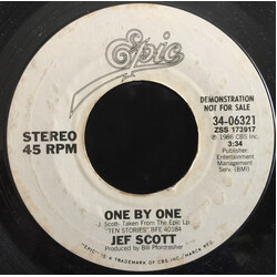 Jef Scott One By One USED VINYL 7INCH 45 RPM SINGLE PROMO