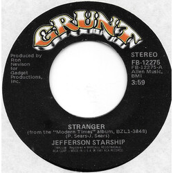 Jefferson Starship Stranger / Free USED VINYL 7INCH 45 RPM SINGLE