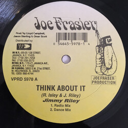 Jimmy Riley / Frankie Paul Think About It / I Am Ready USED VINYL 12INCH