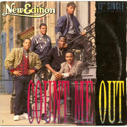 New Edition Count Me Out Vinyl 12" USED