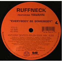 Ruffneck / Yavahn Everybody Be Somebody (New 4 '02) USED VINYL 12INCH 33 S RPM