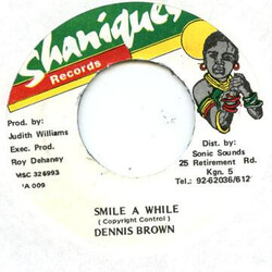 Dennis Brown Smile A While USED VINYL 7INCH 45 RPM