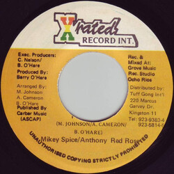 Mikey Spice / Anthony Red Rose For Love USED VINYL 7INCH
