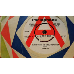 Alan Klein It Aint Worth The Lonely Road Back USED VINYL 7INCH PROMO