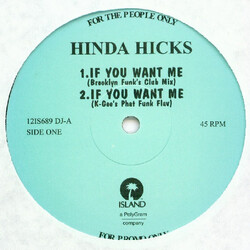 Hinda Hicks If You Want Me Vinyl 12" USED