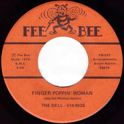The Dell-Vikings Finger Poppin' Woman USED VINYL 7INCH 45 RPM