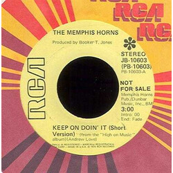 The Memphis Horns Keep On Doin' It USED VINYL 7INCH SINGLE PROMO