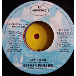 Esther Phillips Cry To Me USED VINYL 7INCH PROMO