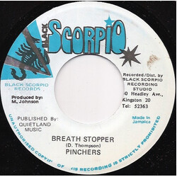Pinchers Breath Stopper USED VINYL 7INCH 45 RPM