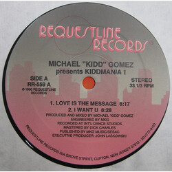 Michael "Kidd" Gomez Kiddmania 1 USED VINYL 12INCH 33 S RPM