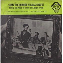 Johann Strauss Jr. / Josef Strauß / Wiener Philharmoniker / Clemens Krauss Vienna Philharmonic Strauss Concert Vinyl LP USED