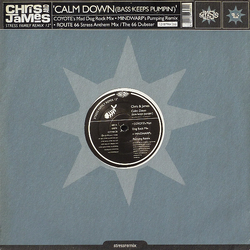 Chris & James Calm Down (Bass Keeps Pumpin') Vinyl 12" USED