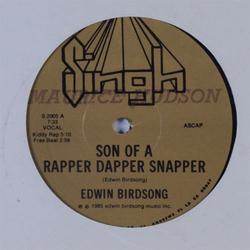Edwin Birdsong Son Of A Rapper Dapper Snapper Vinyl 12" USED