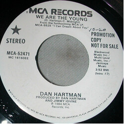 Dan Hartman We Are The Young USED VINYL 7INCH 45 RPM PROMO