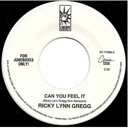 Ricky Lynn Gregg Can You Feel It / Bring On The Neon USED VINYL 7INCH 45 RPM SINGLE JUKEBOX