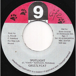 Grizzly Cat Spotlight USED VINYL 7INCH 45 RPM