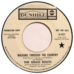 The Grass Roots Walking Through The Country / Truck Drivin' Man USED VINYL 7INCH 45 RPM SINGLE PROMO STYRENE