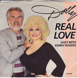 Dolly Parton / Kenny Rogers Real Love USED VINYL 7INCH 45 RPM SINGLE