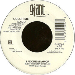 Color Me Badd I Adore Mi Amor USED VINYL 7INCH 45 RPM