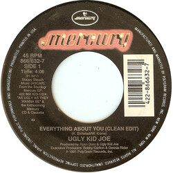 Ugly Kid Joe Everything About You (Clean Edit) USED VINYL 7INCH SINGLE 45 RPM