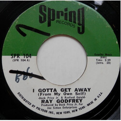 Ray Godfrey I Gotta Get Away (From My Own Self) / Sherry Washington USED VINYL 7INCH 45 RPM