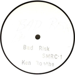 Ken Boothe Bad Risk USED VINYL 12INCH 45 RPM WHITE LABEL