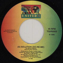 The Melody Makers / Buju Banton Solution USED VINYL 7INCH 45 RPM