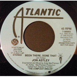 Jon Astley Been There, Done That USED VINYL 7INCH PROMO